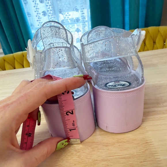 JuJu Northampton glitter chunky heel sandal size 8 - Picture 5 of 10